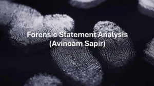 Forensic Statement Analysis