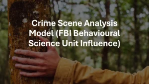 Crime Scene Analysis Model
