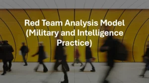 Red Team Analysis Model