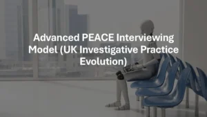 Advanced PEACE Interviewing Model