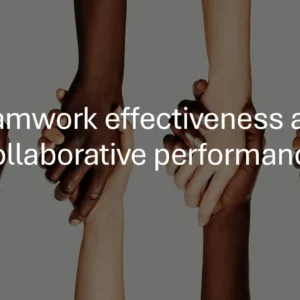Teamwork effectiveness and collaborative performance