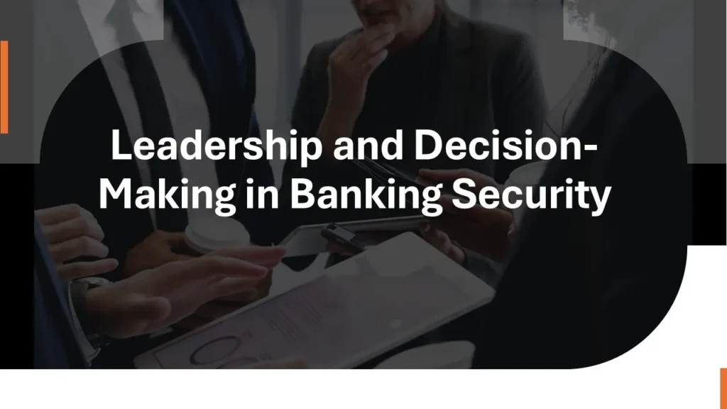 Banking security leader guiding a crisis team through risk assessment, ethical decision-making, communication and incident response planning.